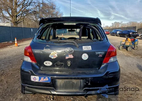 2011 Toyota Yaris from USA, damaged, VIN JTDKT4K31B5330184